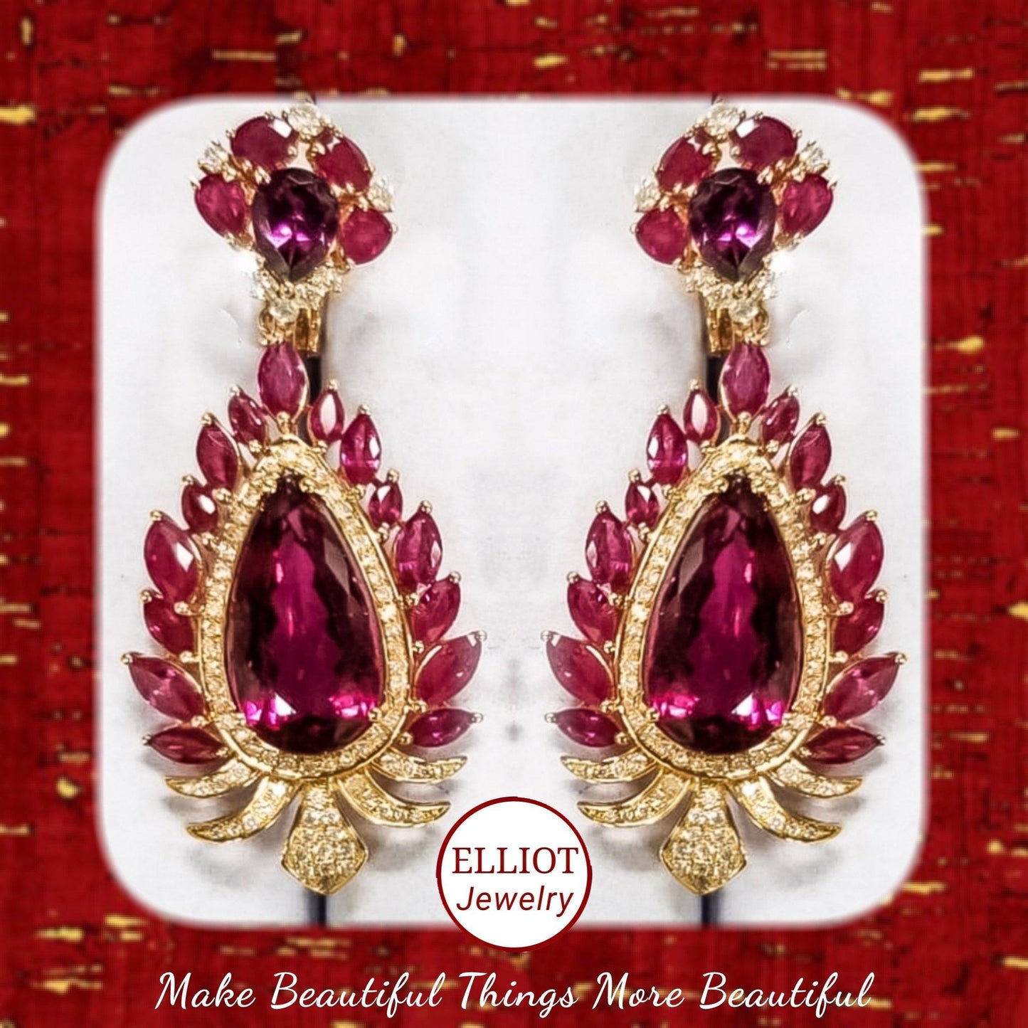 Earring | Colorful Gems Collection | Elliot Jewelry