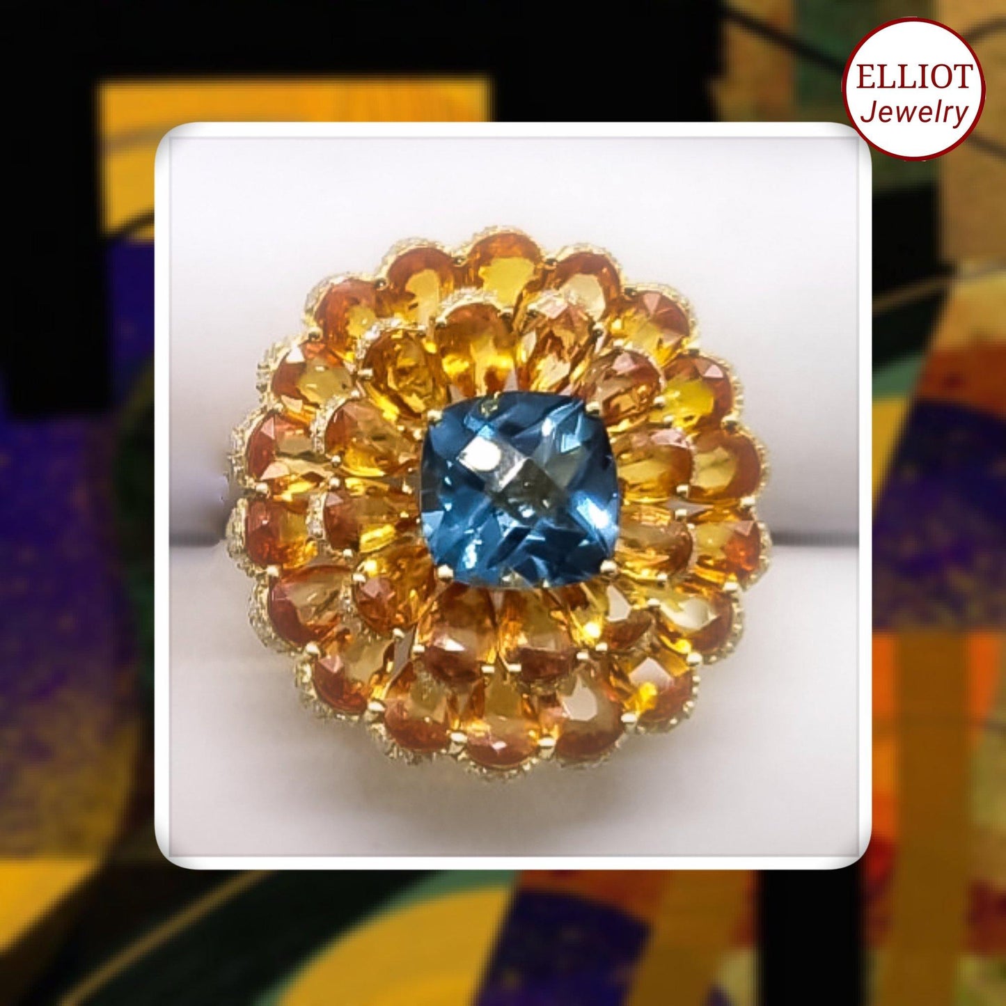 Colorful Gemstone Ring | Elliot Jewelry | Elliot Jewelry