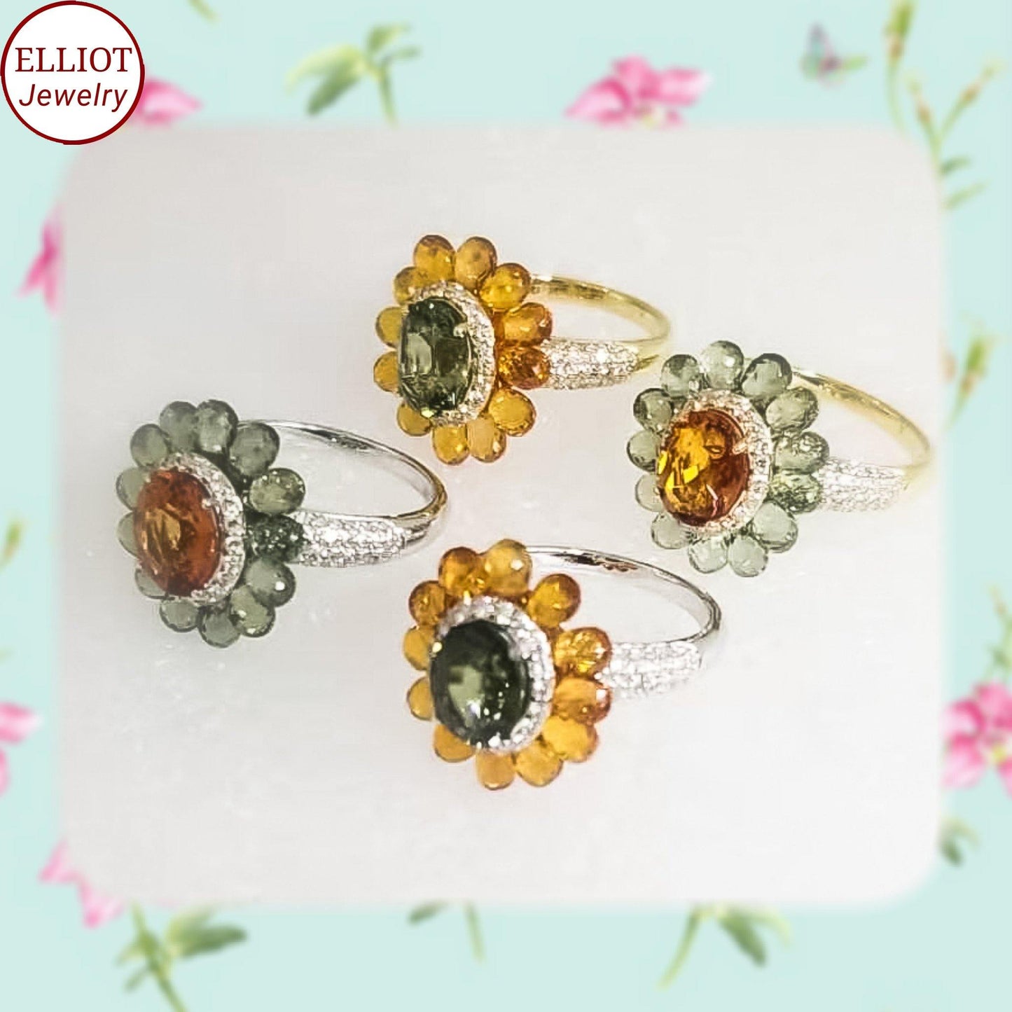 Colorful Gemstone Ring | Elliot Jewelry | Elliot Jewelry