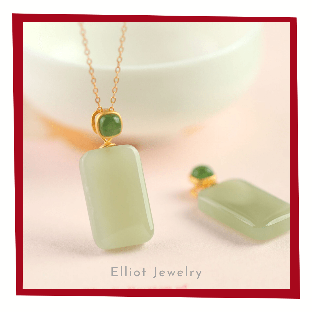 Jade Sliver Pendant | Elliot Jewelry