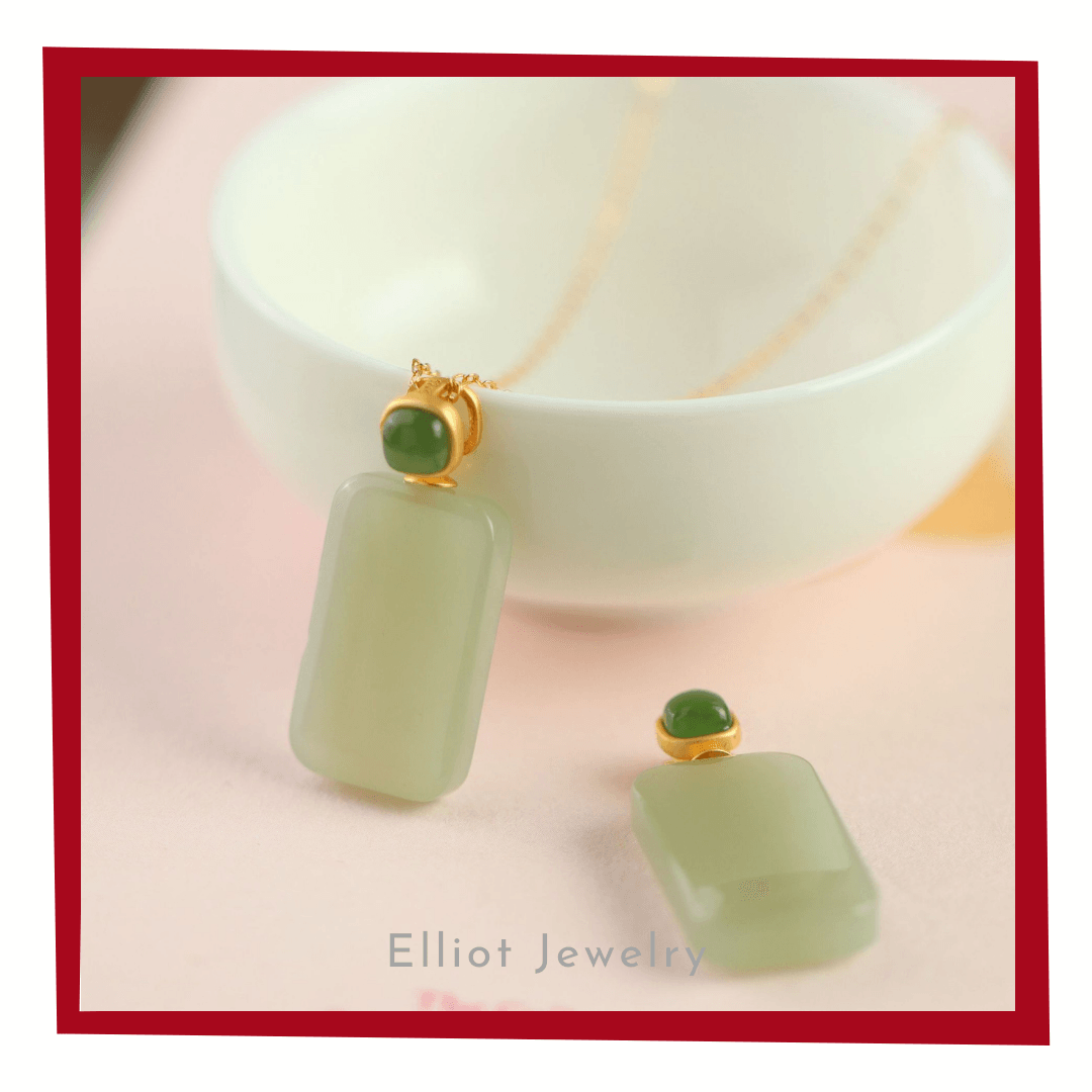 Jade Sliver Pendant | Elliot Jewelry
