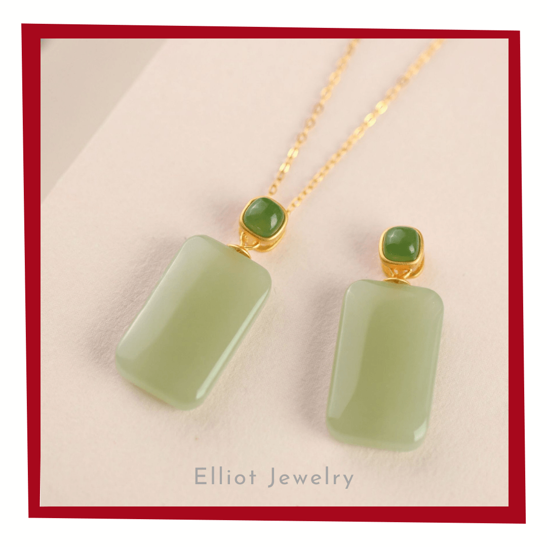 Jade Sliver Pendant | Elliot Jewelry