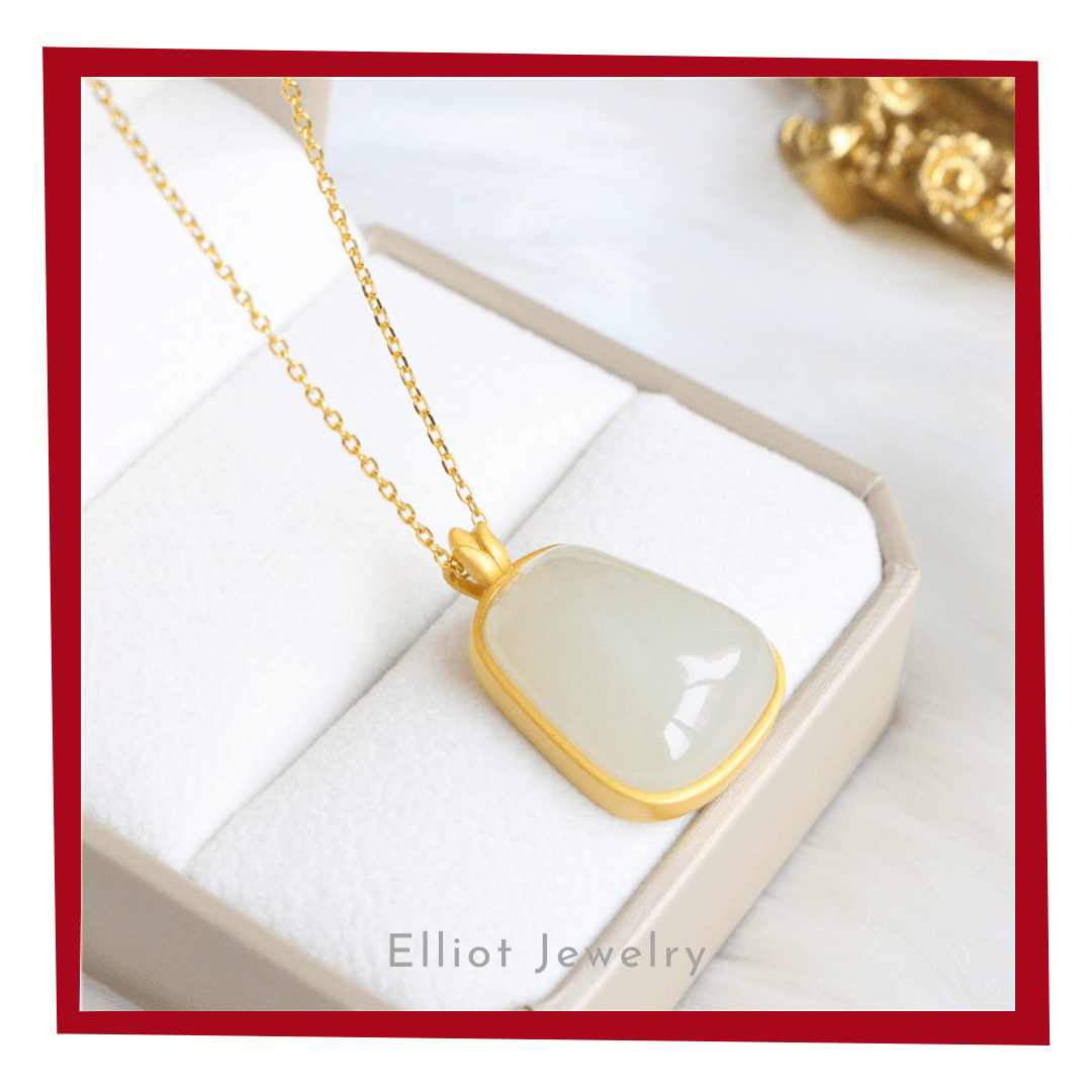 Jade Sliver Pendant | Elliot Jewelry