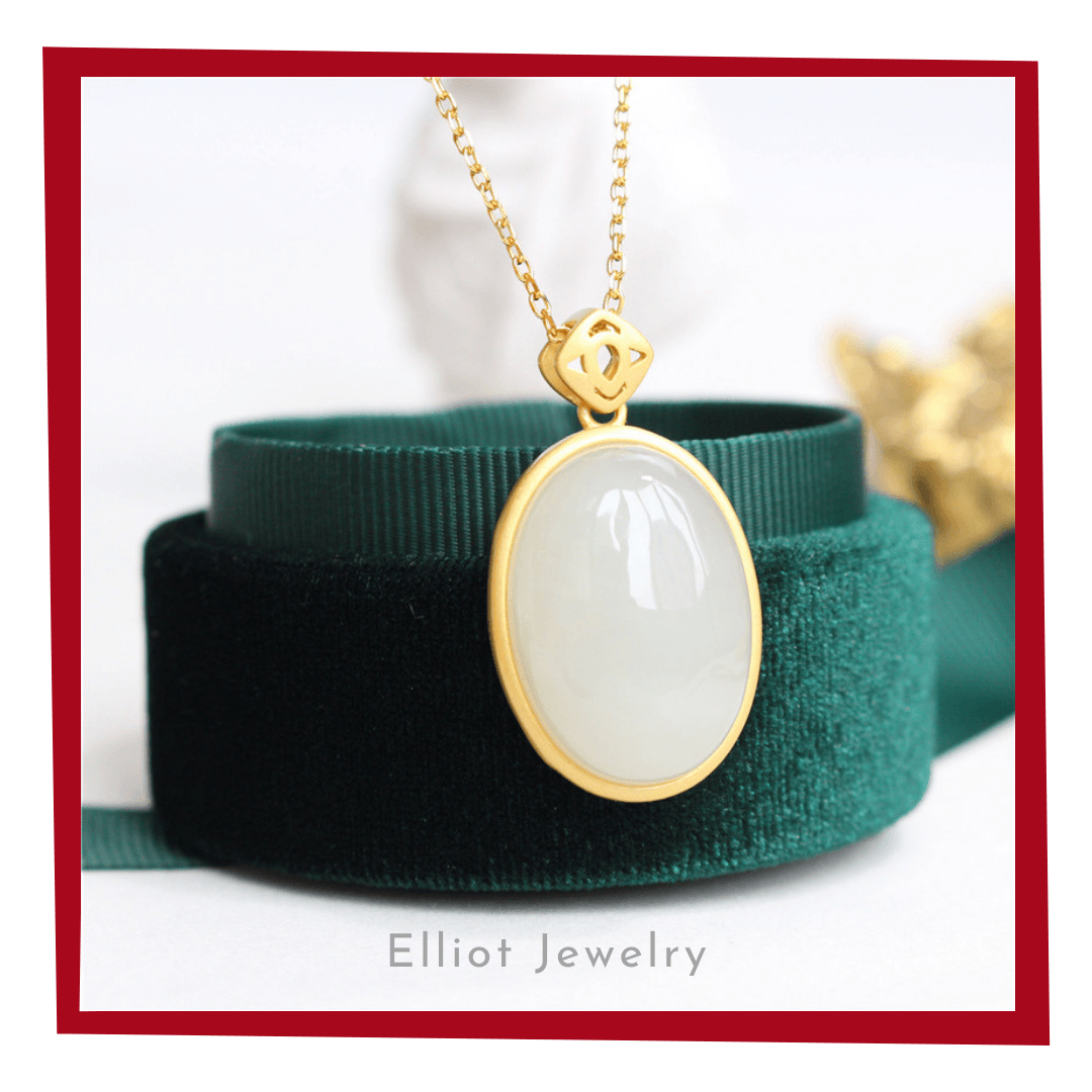 Jade Silver Pendant | Elliot Jewelry