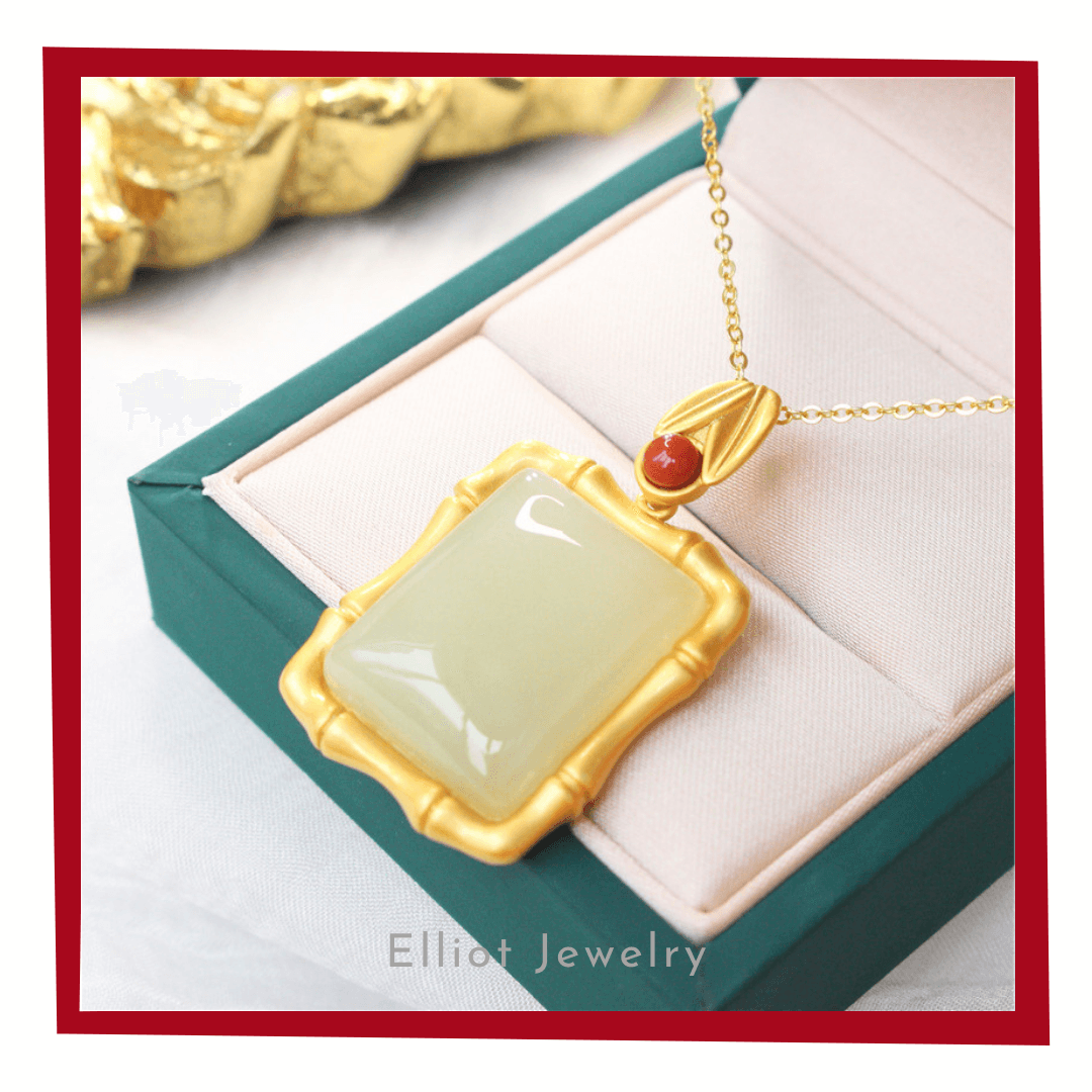 Jade Silver Pendant | Elliot Jewelry