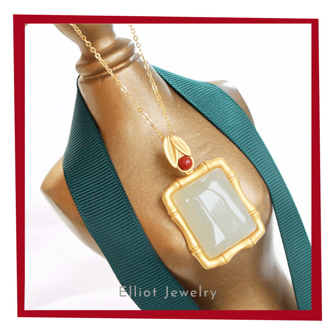 Jade Silver Pendant | Elliot Jewelry
