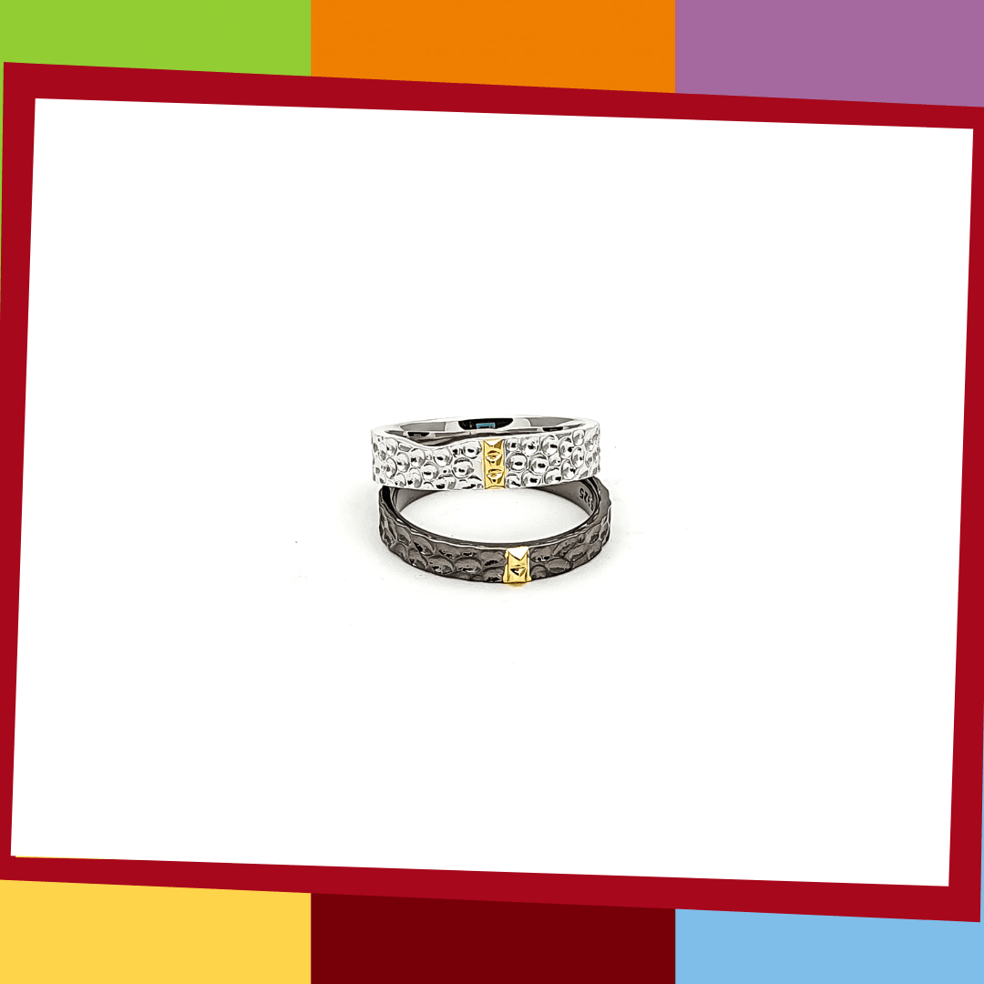 Manta Silver Stack Ring C/S | Elliot Jewelry