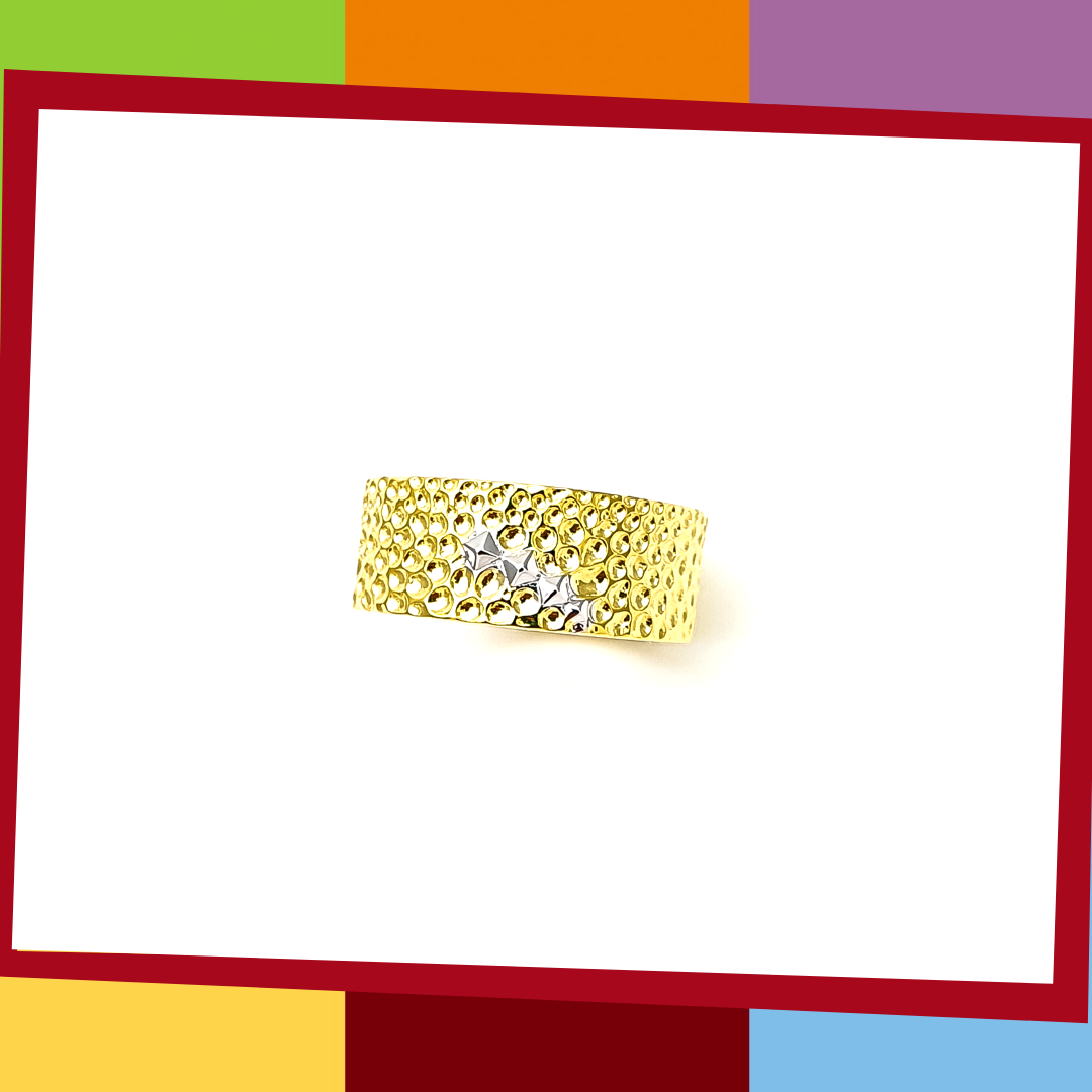 The Manta Silver Collection, BOLD Ring.   Manta Bold Ring | Elliot Jewelry  925 Silver coated with Yellow and White Gold