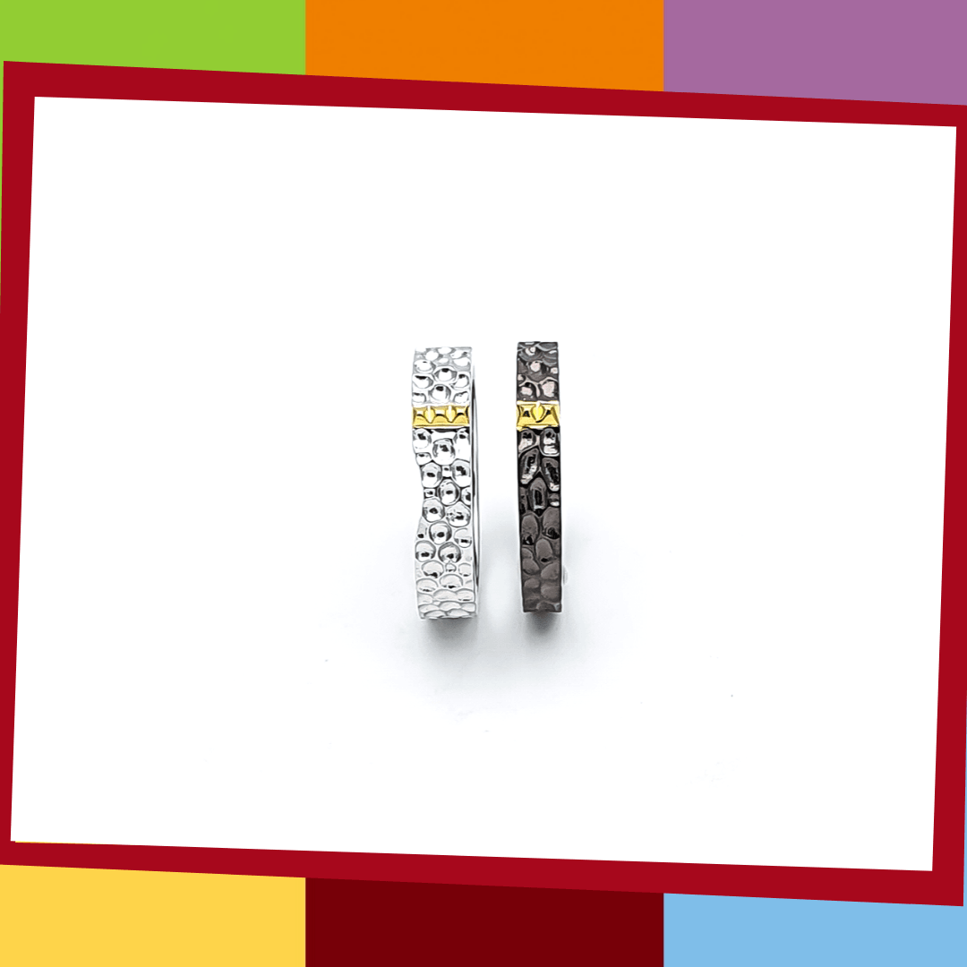 Manta Silver Stack Ring C/S | Elliot Jewelry