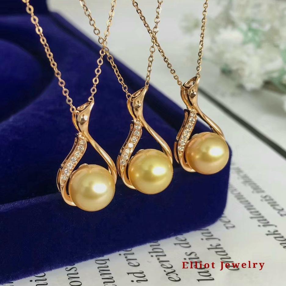 Pearl Pendent with Diamond | Elliot Jewelry