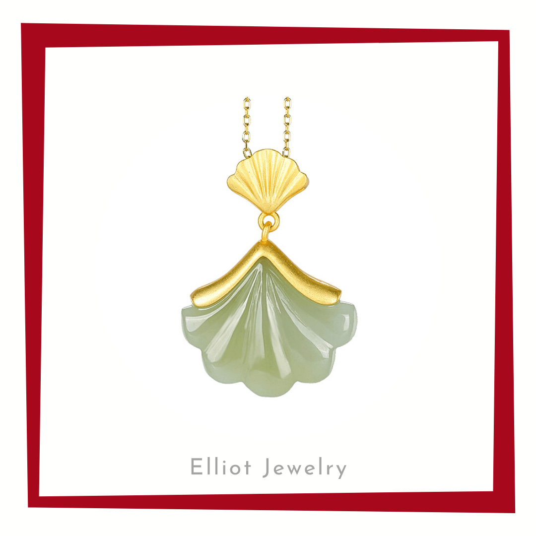 Jade Silver Pendant | No.9203 | Elliot Jewelry