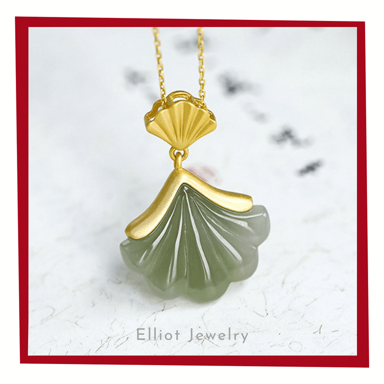 Jade Silver Pendant | No.9203 | Elliot Jewelry
