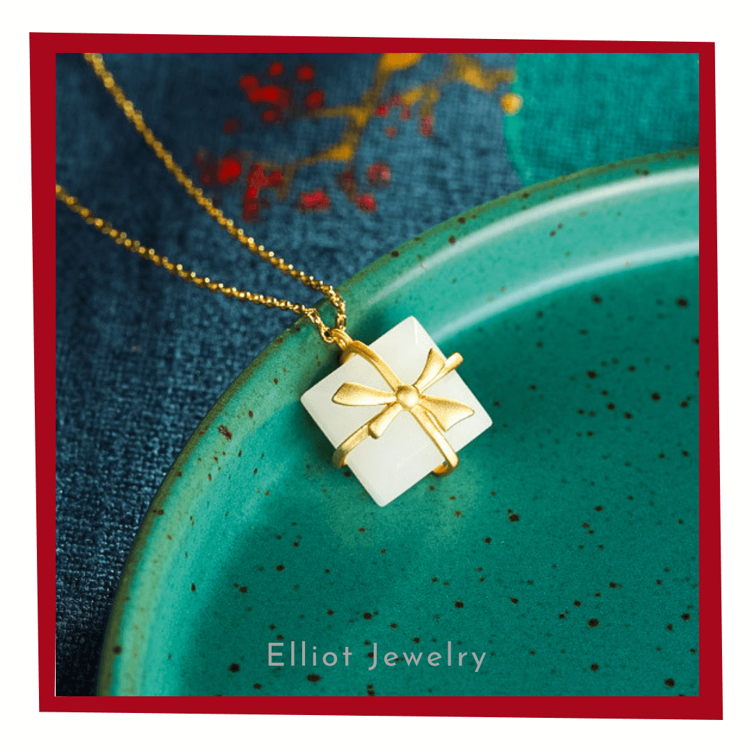 Jade Silver Pendant | No.9204 | Elliot Jewelry