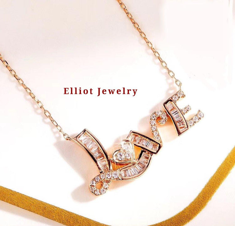 Diamond Pendent in 18K Gold | Elliot Jewelry