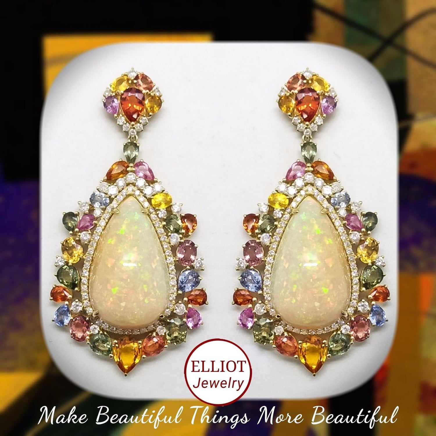 Earring | Colorful Gems Collection | Elliot Jewelry