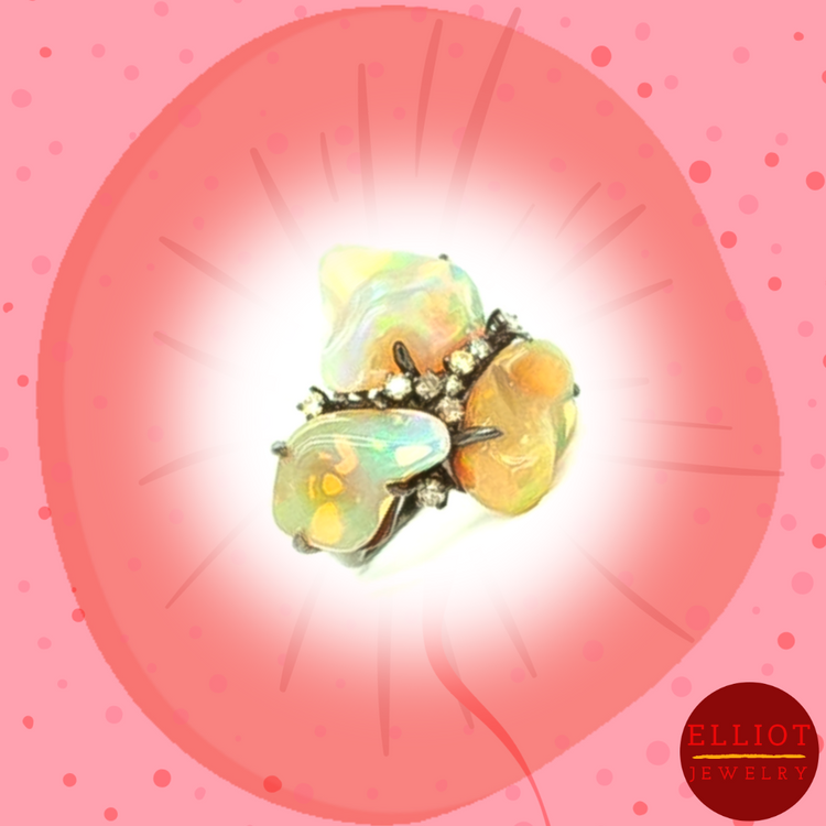 Fire Opal Ring | Elliot-jewelry-one_kind_jewelry 