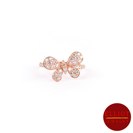 Butterfly Diamond Ring | Elliot Jewelry