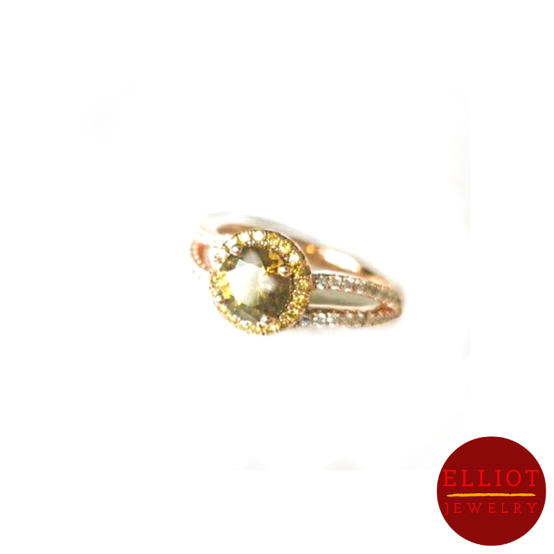 Ring | Golden Demantoid | Elliot Jewelry