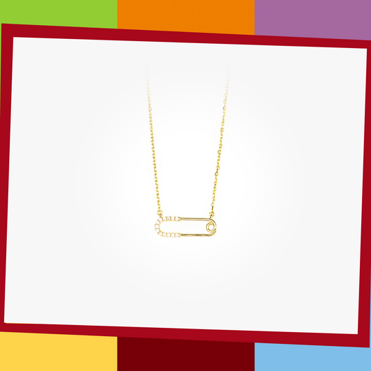 Safety Pin Pendant | Elliot Jewelry