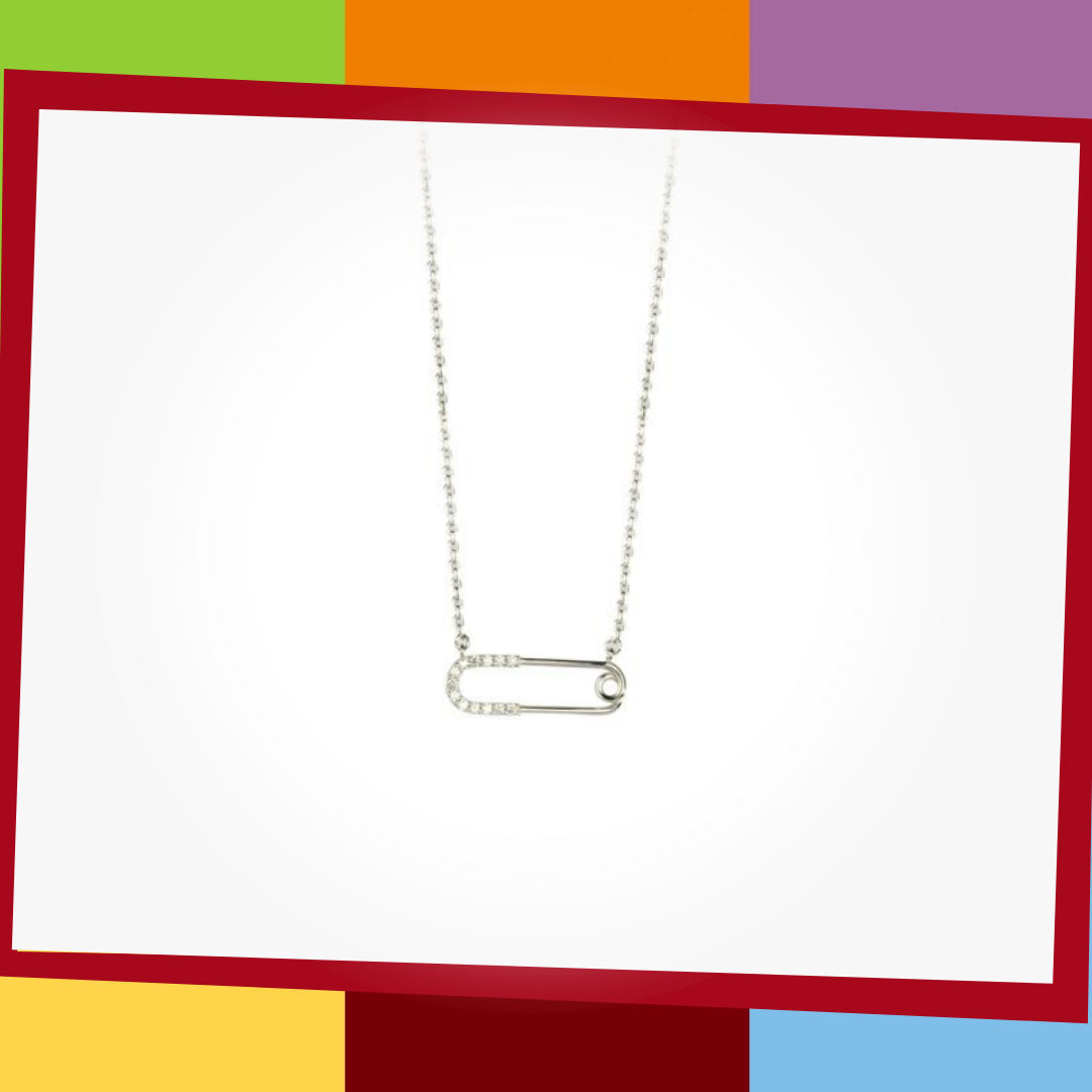 Safety Pin Pendant | Elliot Jewelry