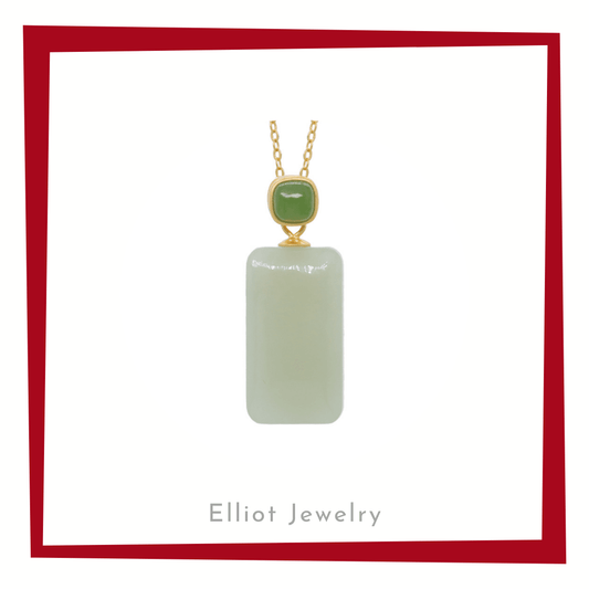Jade Sliver Pendant | Elliot Jewelry