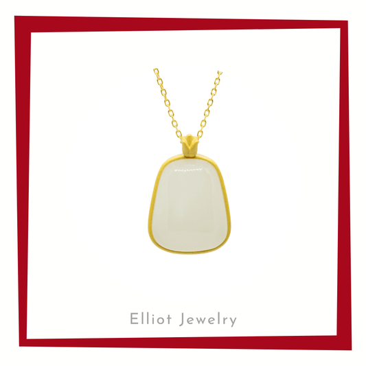 Jade Sliver Pendant | Elliot Jewelry