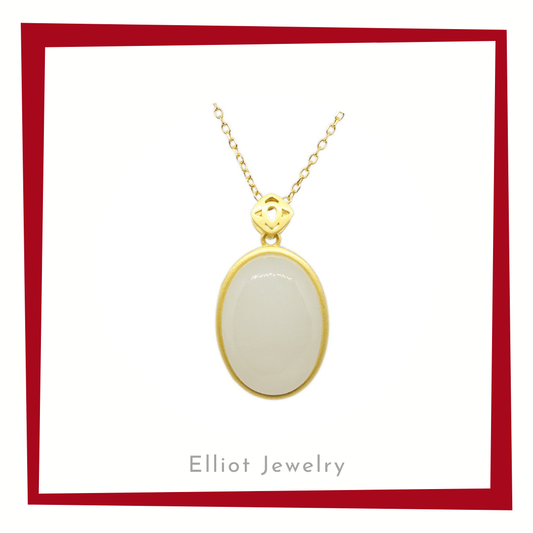 Jade Silver Pendant | Elliot Jewelry