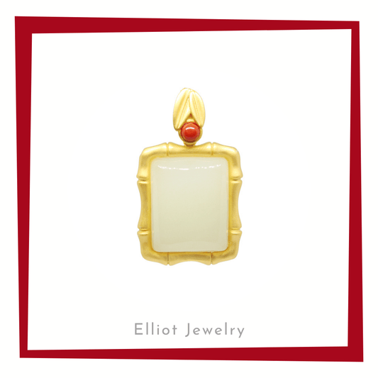 Jade Silver Pendant | Elliot Jewelry