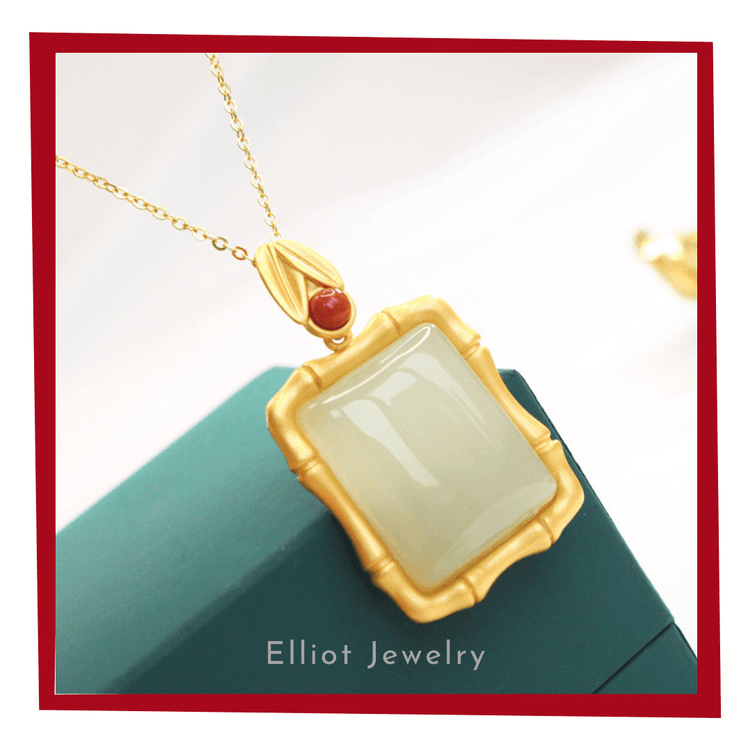 Jade Silver Pendant | Elliot Jewelry