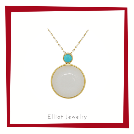 Jade Silver Pendant | Elliot Jewelry