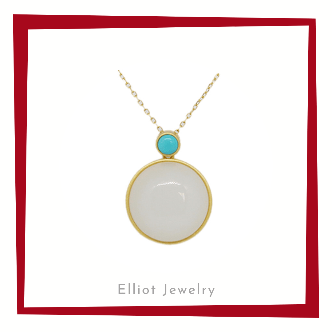 Jade Silver Pendant | Elliot Jewelry
