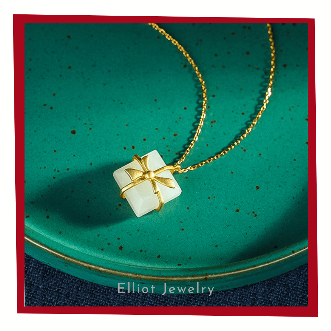 Jade Silver Pendant | No.9204 | Elliot Jewelry